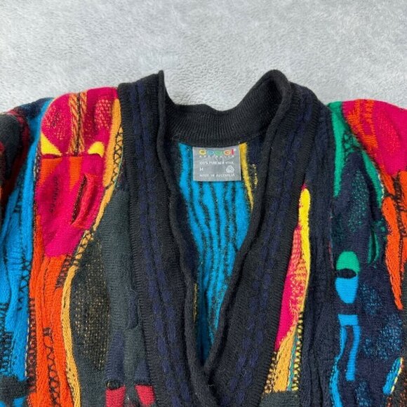 Vintage Coogi Australia  Wool Cardigan Women's Size Medium Biggie Smalls - Picture 10 of 15